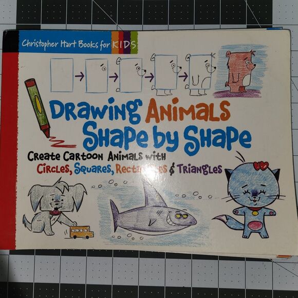 Christopher Hart Books for Kids-Drawing Cartoon from Shapes, Letters & Numbers - Picture 13 of 16